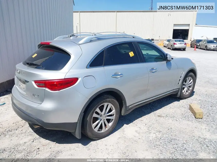 2013 Infiniti Fx37 VIN: JN8CS1MW6DM171303 Lot: 45517382