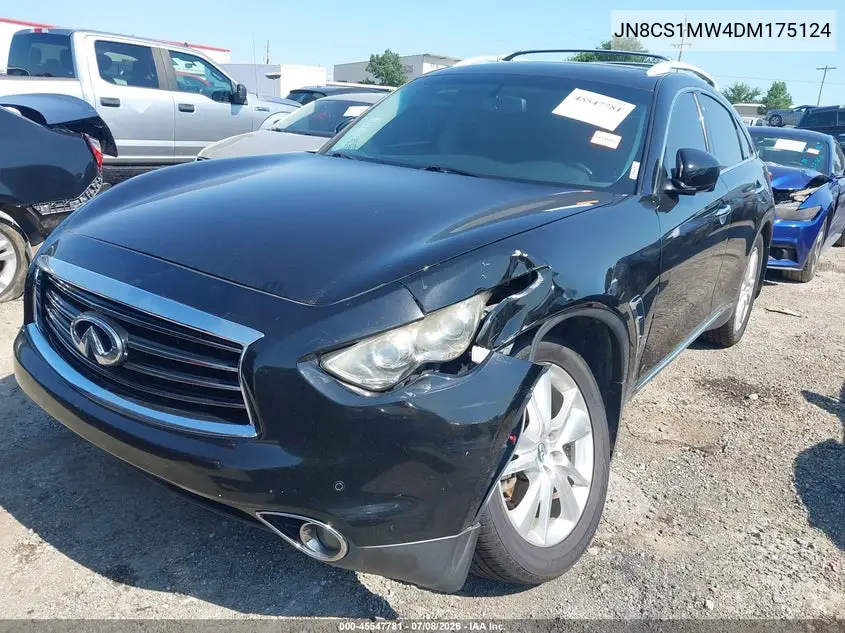 2013 Infiniti Fx37 VIN: JN8CS1MW4DM175124 Lot: 45547781