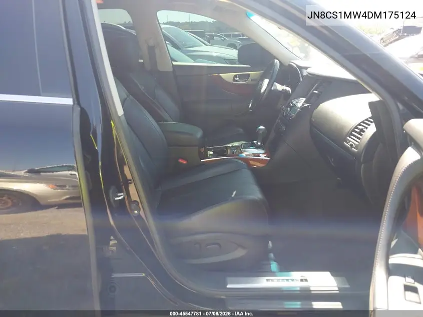 2013 Infiniti Fx37 VIN: JN8CS1MW4DM175124 Lot: 45547781