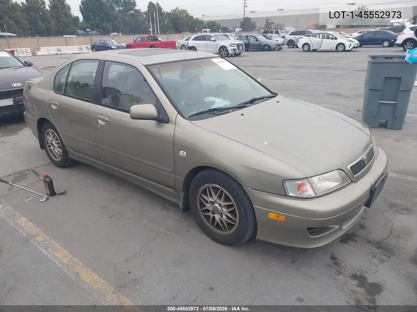 2001 Infiniti G20 VIN: JNKCP11A01T400399 Lot: 45552973