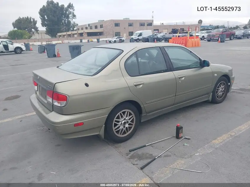 2001 Infiniti G20 VIN: JNKCP11A01T400399 Lot: 45552973