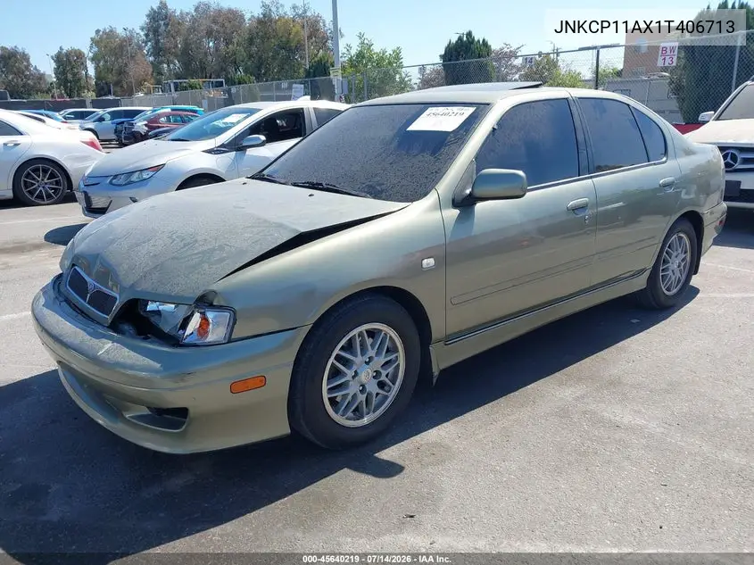 2001 Infiniti G20 Luxury VIN: JNKCP11AX1T406713 Lot: 45640219
