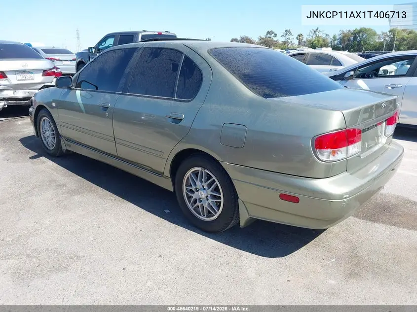 2001 Infiniti G20 Luxury VIN: JNKCP11AX1T406713 Lot: 45640219