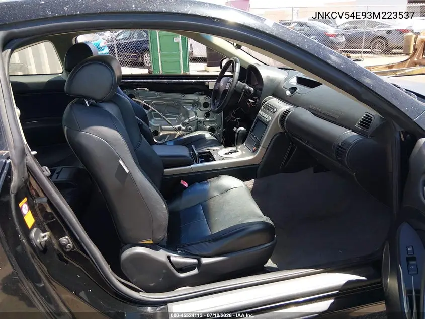2003 Infiniti G35 Base W/Leather VIN: JNKCV54E93M223537 Lot: 45524113