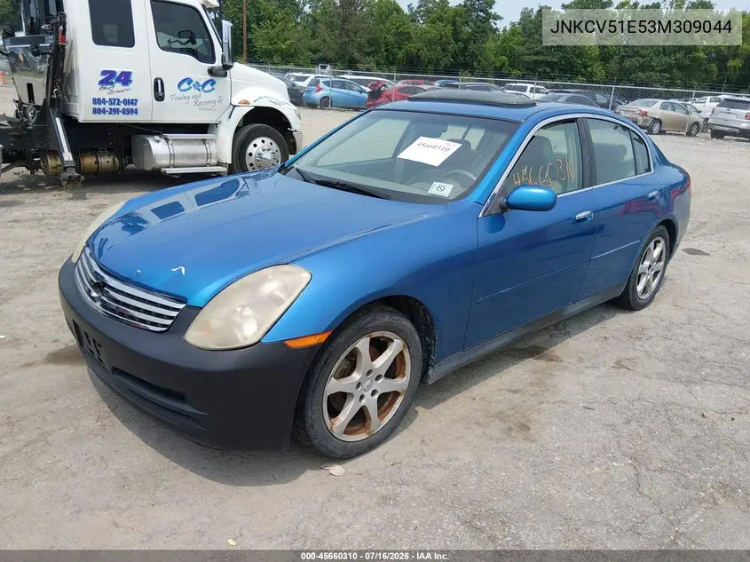 2003 Infiniti G35 Luxury Leather VIN: JNKCV51E53M309044 Lot: 45660310