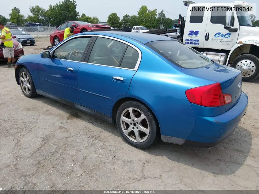 2003 Infiniti G35 Luxury Leather VIN: JNKCV51E53M309044 Lot: 45660310
