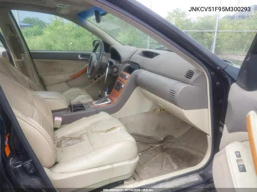 2005 Infiniti G35X VIN: JNKCV51F95M300293 Lot: 45602011