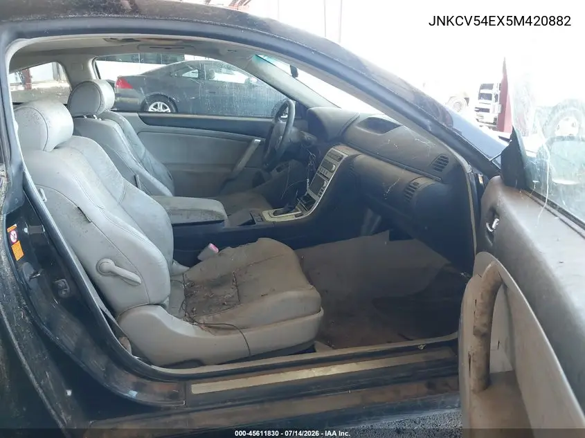 2005 Infiniti G35 VIN: JNKCV54EX5M420882 Lot: 45611830