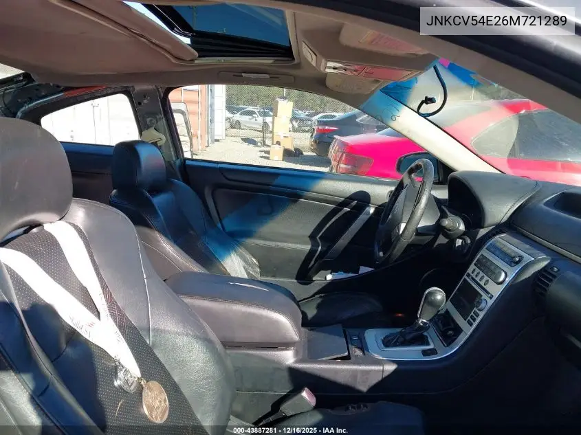 JNKCV54E26M721289 2006 Infiniti G35