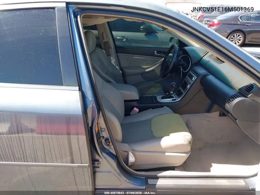 2006 Infiniti G35 VIN: JNKCV51E16M501369 Lot: 45570843