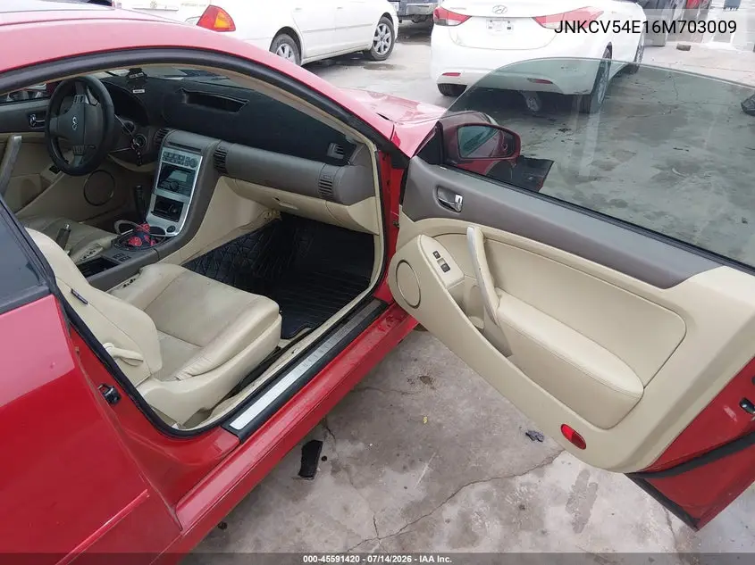 2006 Infiniti G35 VIN: JNKCV54E16M703009 Lot: 45591420