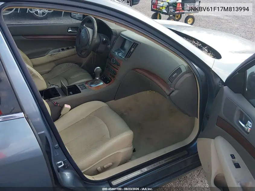2007 Infiniti G35X VIN: JNKBV61F17M813994 Lot: 45461180