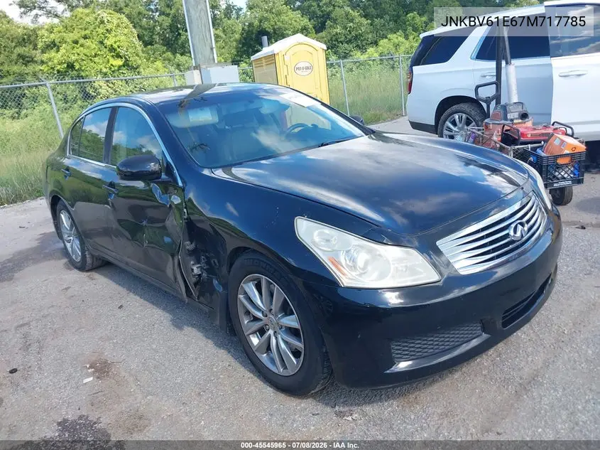2007 Infiniti G35 Journey VIN: JNKBV61E67M717785 Lot: 45545965