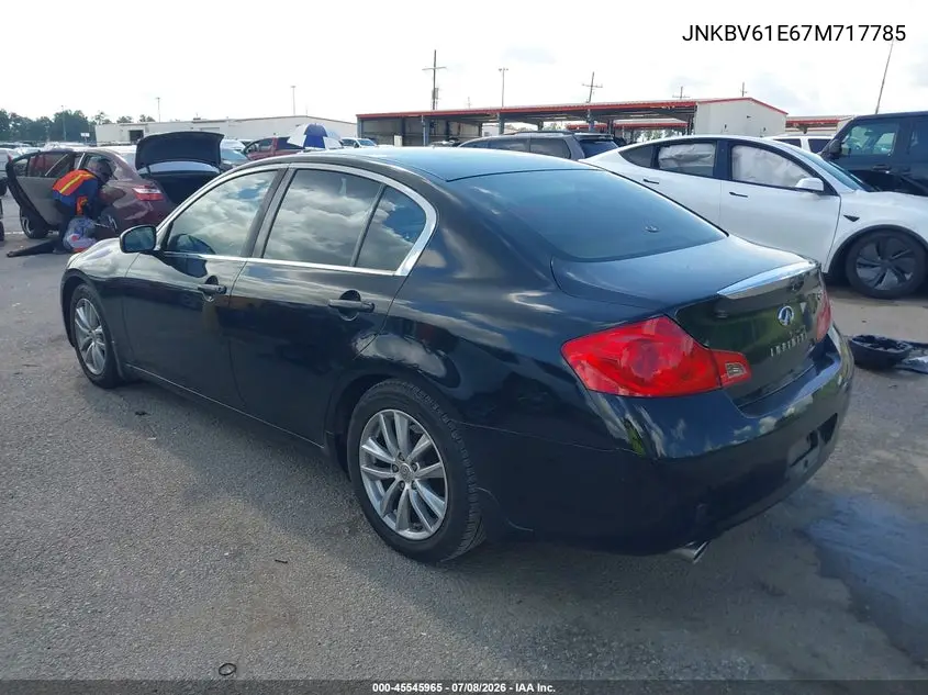 2007 Infiniti G35 Journey VIN: JNKBV61E67M717785 Lot: 45545965