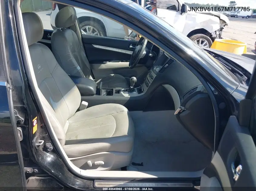 2007 Infiniti G35 Journey VIN: JNKBV61E67M717785 Lot: 45545965