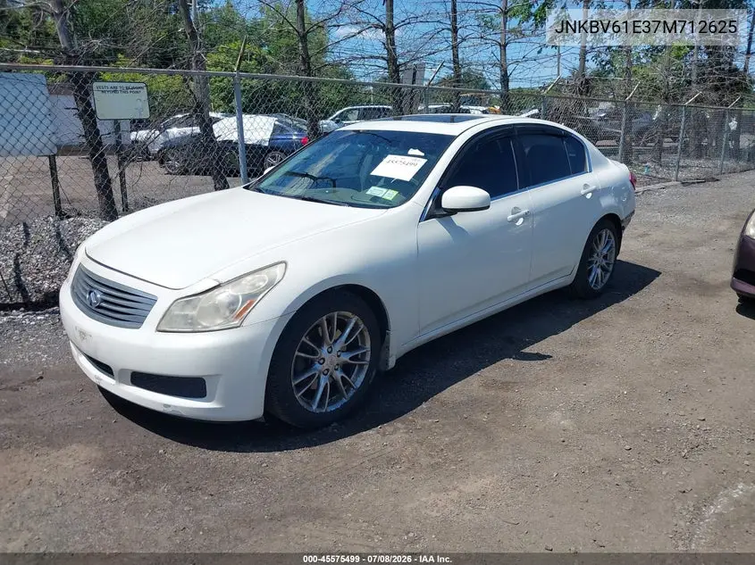 2007 Infiniti G35 Journey VIN: JNKBV61E37M712625 Lot: 45575499