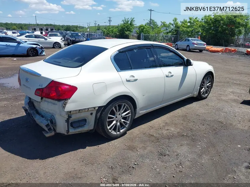2007 Infiniti G35 Journey VIN: JNKBV61E37M712625 Lot: 45575499