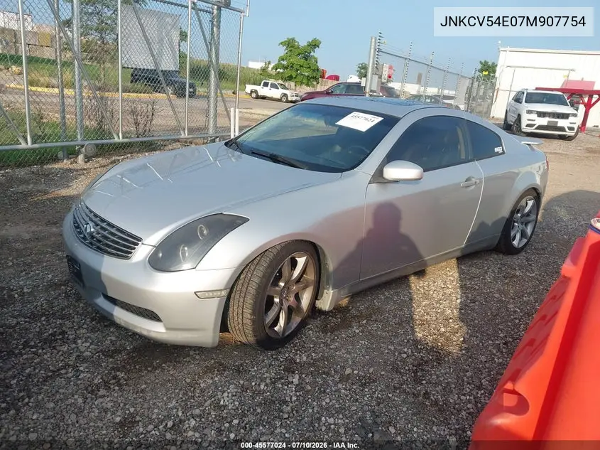 2007 Infiniti G35 VIN: JNKCV54E07M907754 Lot: 45577024