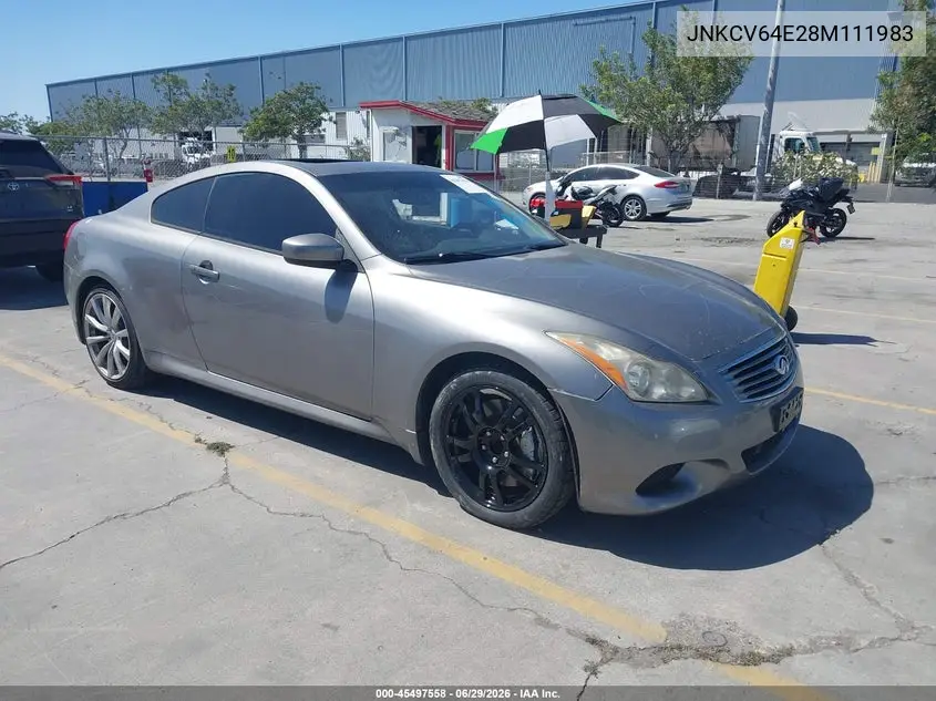 JNKCV64E28M111983 2008 Infiniti G37 Journey