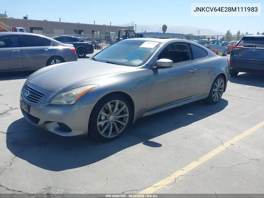 JNKCV64E28M111983 2008 Infiniti G37 Journey