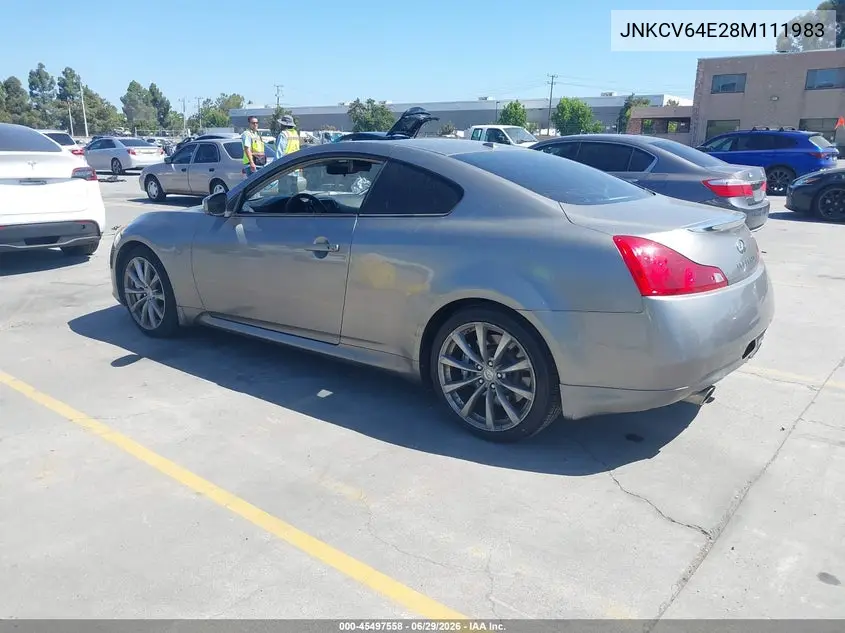 JNKCV64E28M111983 2008 Infiniti G37 Journey