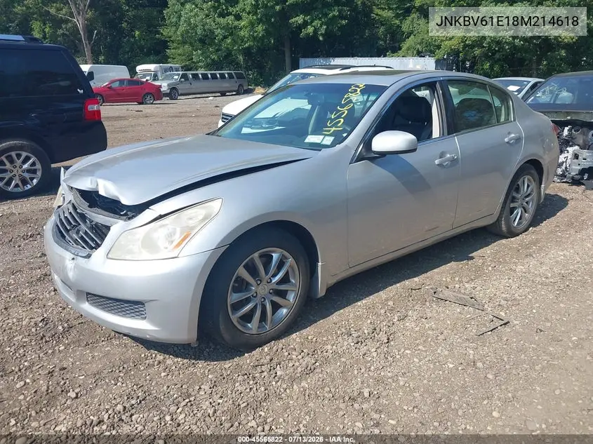 2008 Infiniti G35 Journey VIN: JNKBV61E18M214618 Lot: 45565822