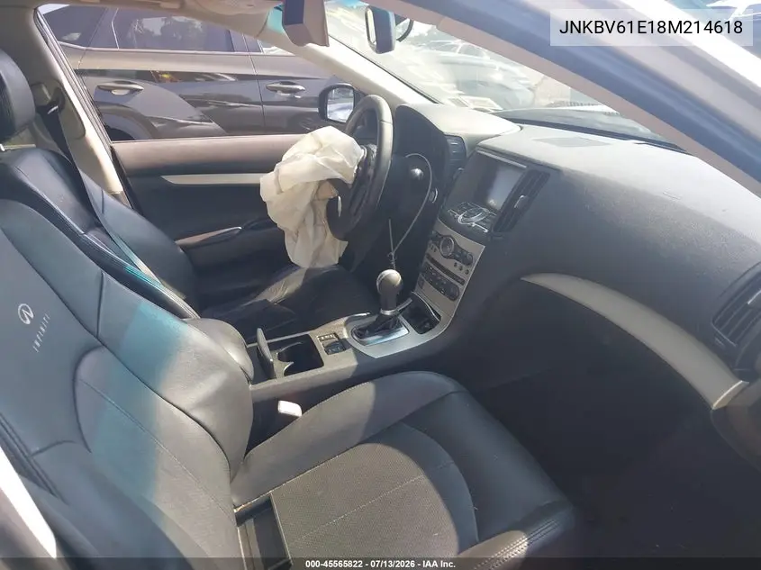 2008 Infiniti G35 Journey VIN: JNKBV61E18M214618 Lot: 45565822