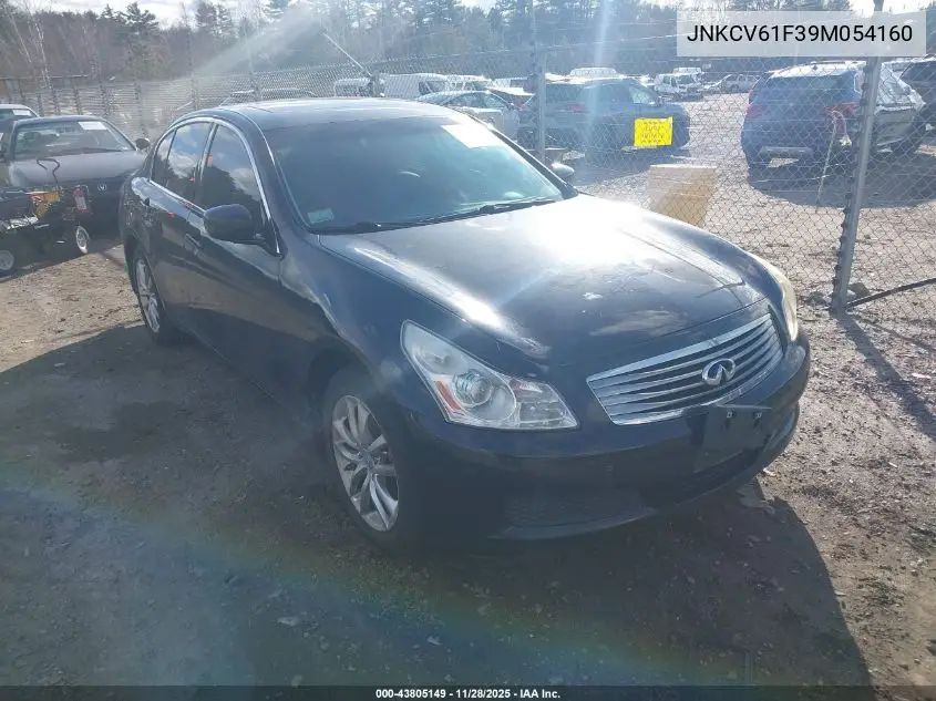 JNKCV61F39M054160 2009 Infiniti G37X