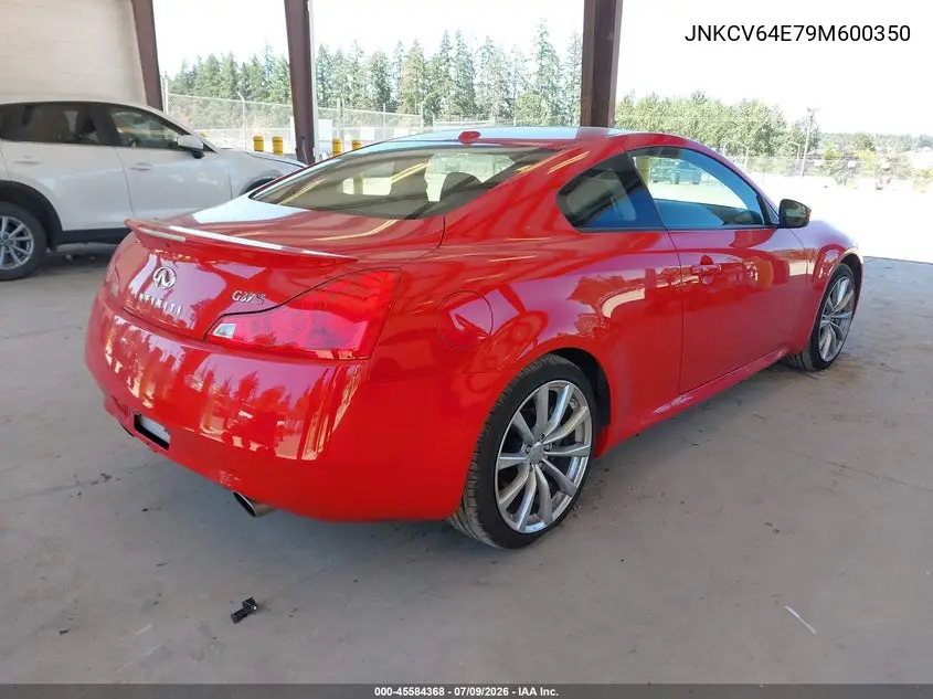2009 Infiniti G37 Sport VIN: JNKCV64E79M600350 Lot: 45584368