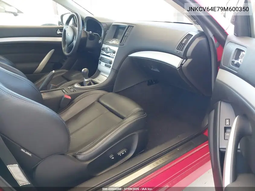 2009 Infiniti G37 Sport VIN: JNKCV64E79M600350 Lot: 45584368