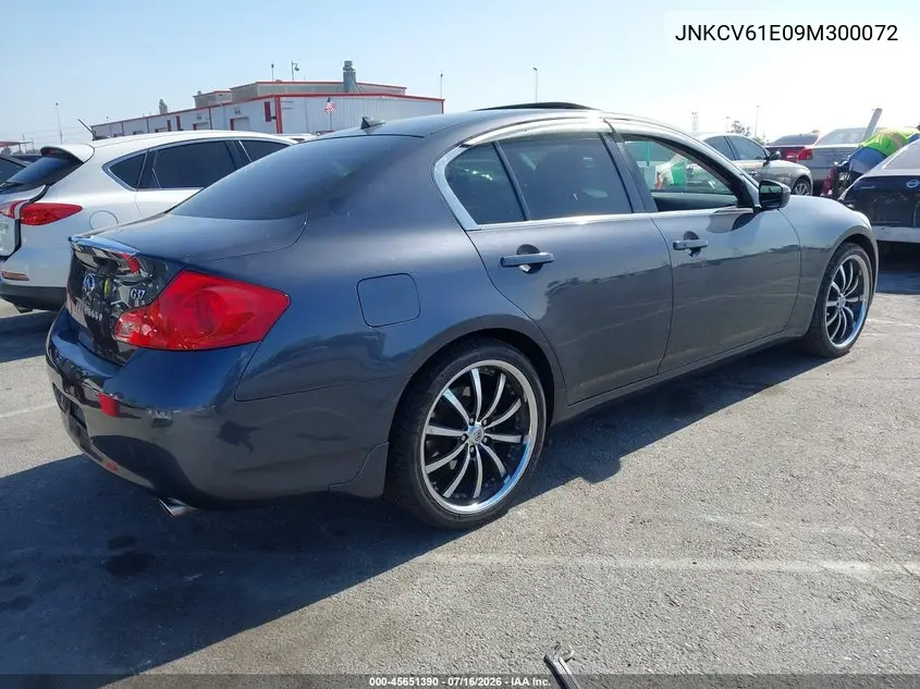 2009 Infiniti G37 Journey VIN: JNKCV61E09M300072 Lot: 45651390