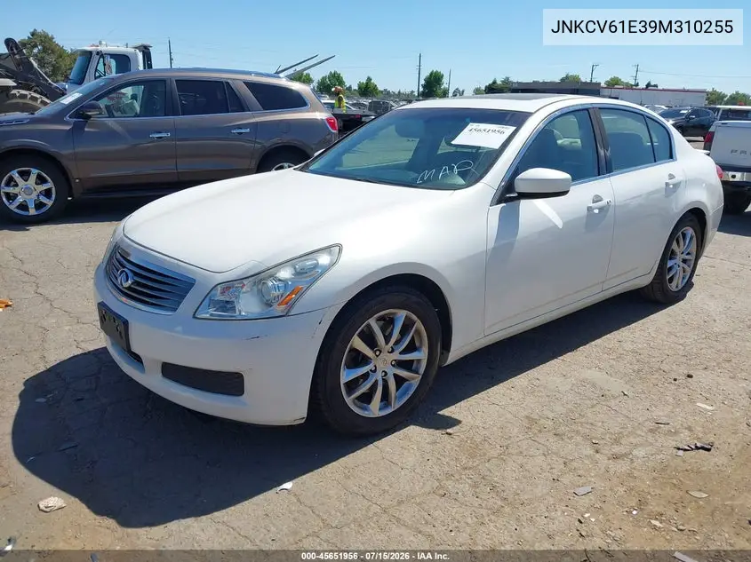 2009 Infiniti G37 Journey VIN: JNKCV61E39M310255 Lot: 45651956