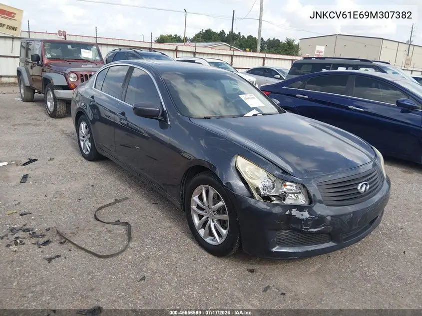 2009 Infiniti G37 Journey VIN: JNKCV61E69M307382 Lot: 45656589
