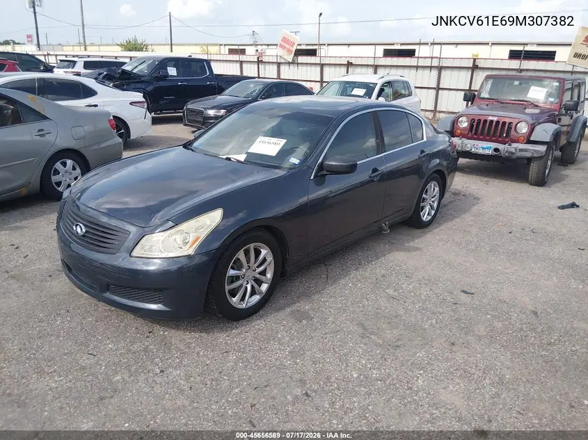 2009 Infiniti G37 Journey VIN: JNKCV61E69M307382 Lot: 45656589