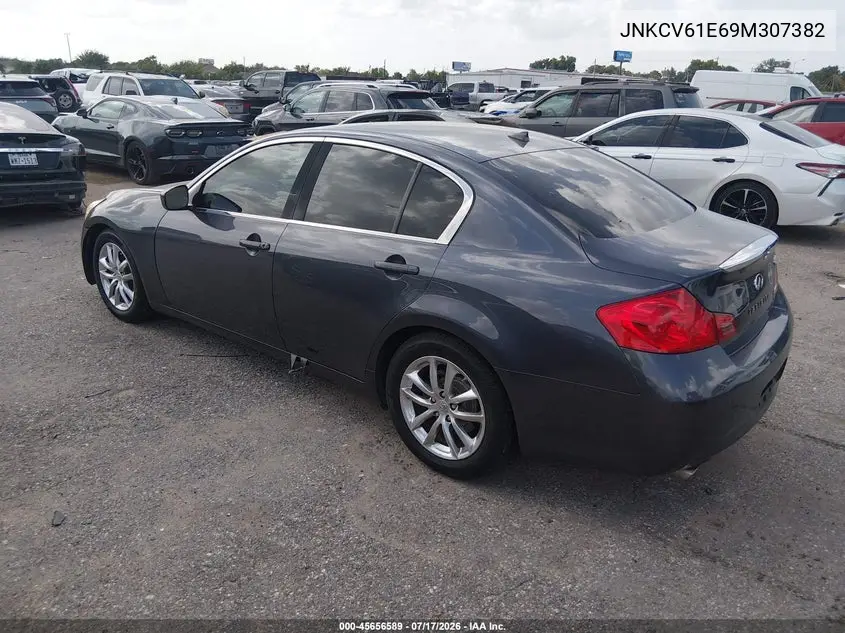 2009 Infiniti G37 Journey VIN: JNKCV61E69M307382 Lot: 45656589