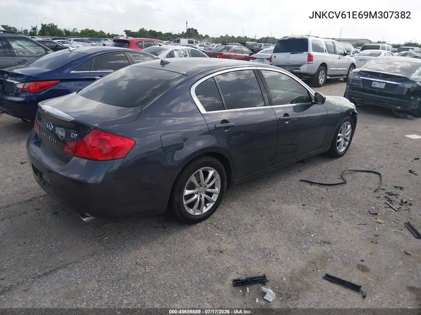 2009 Infiniti G37 Journey VIN: JNKCV61E69M307382 Lot: 45656589