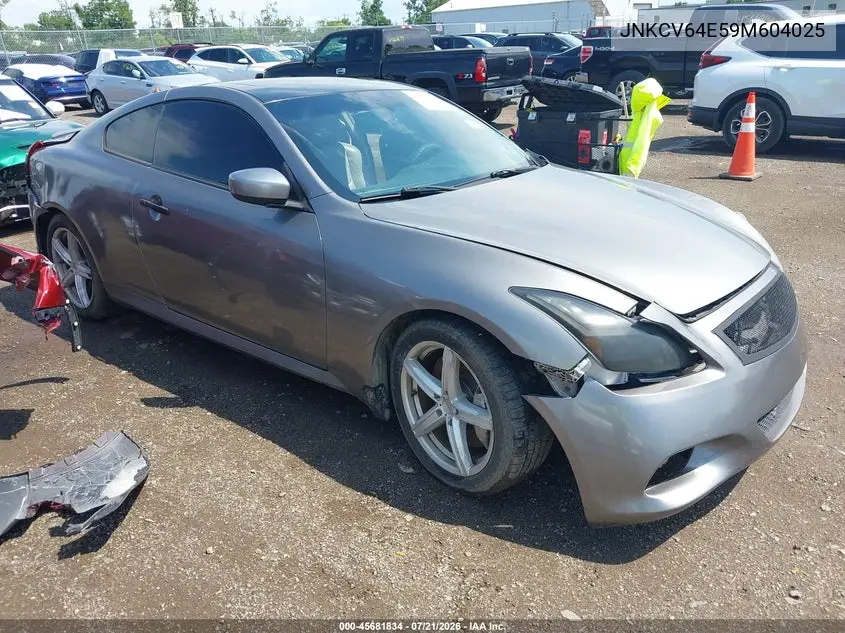 2009 Infiniti G37 Sport VIN: JNKCV64E59M604025 Lot: 45681834