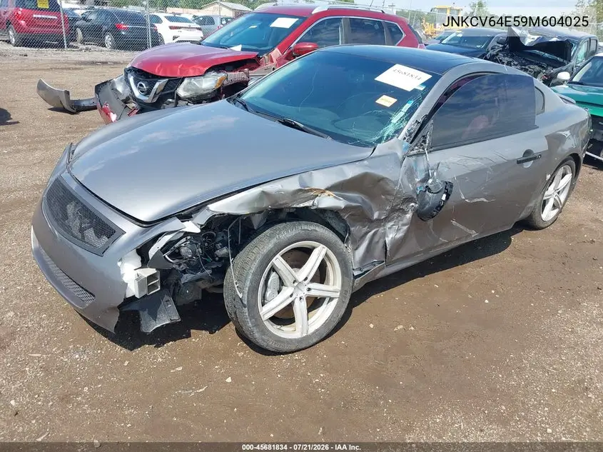 2009 Infiniti G37 Sport VIN: JNKCV64E59M604025 Lot: 45681834