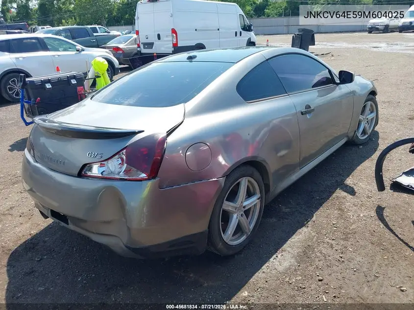 2009 Infiniti G37 Sport VIN: JNKCV64E59M604025 Lot: 45681834