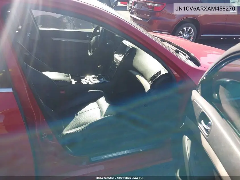 JN1CV6ARXAM458270 2010 Infiniti G37X