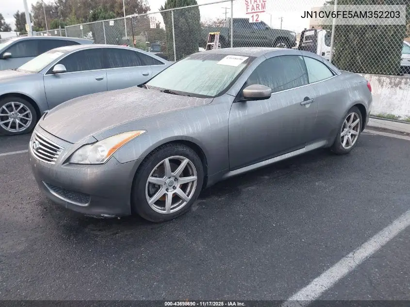JN1CV6FE5AM352203 2010 Infiniti G37