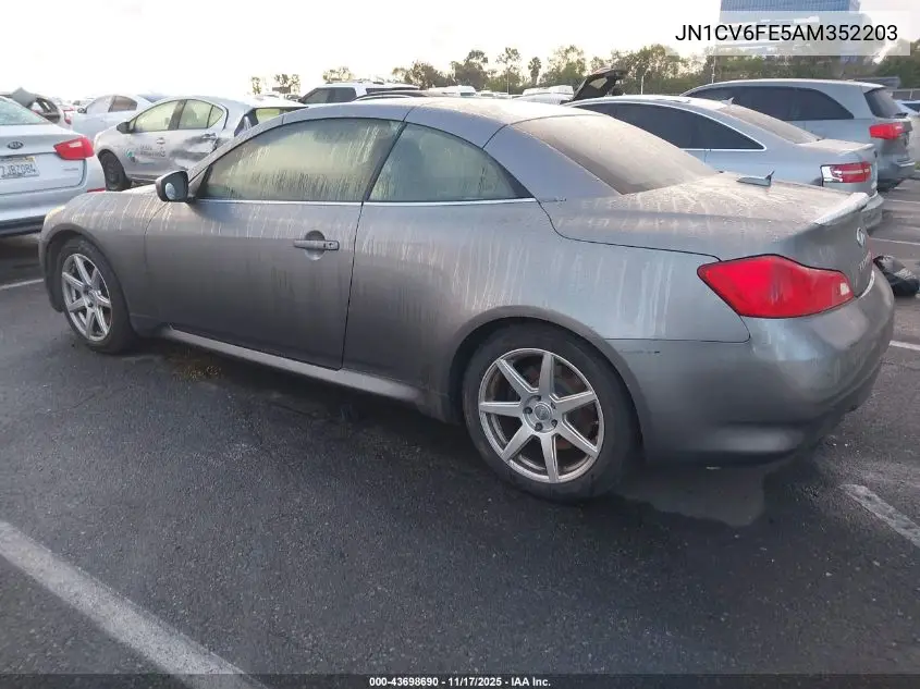 JN1CV6FE5AM352203 2010 Infiniti G37