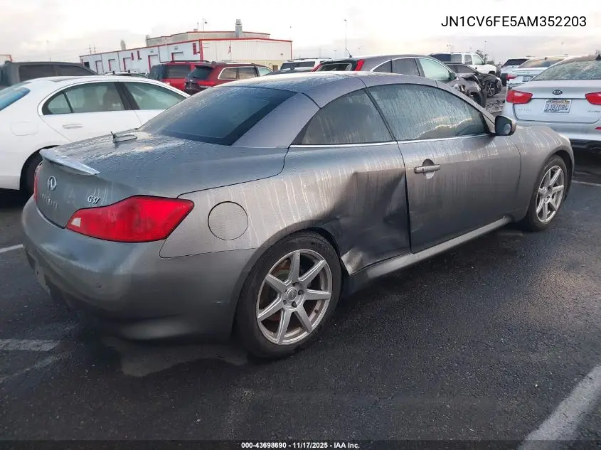 JN1CV6FE5AM352203 2010 Infiniti G37