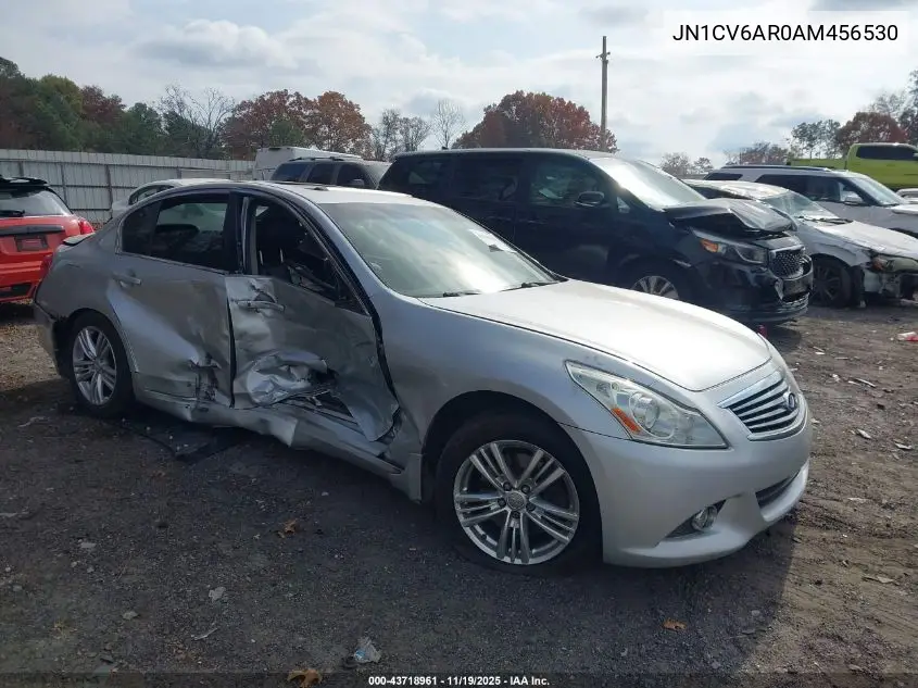 JN1CV6AR0AM456530 2010 Infiniti G37X