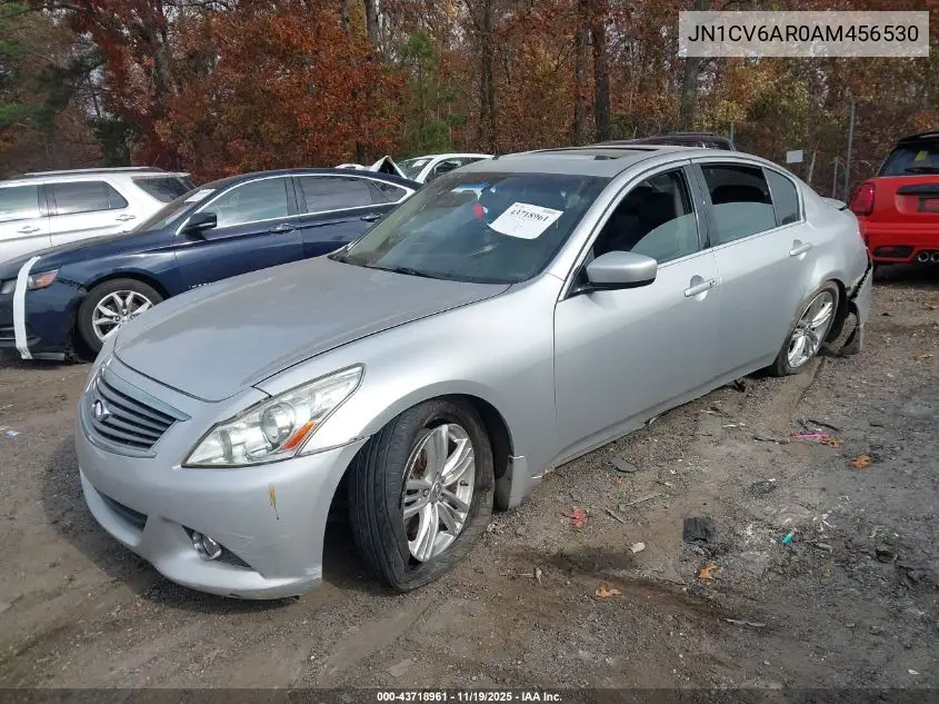 JN1CV6AR0AM456530 2010 Infiniti G37X