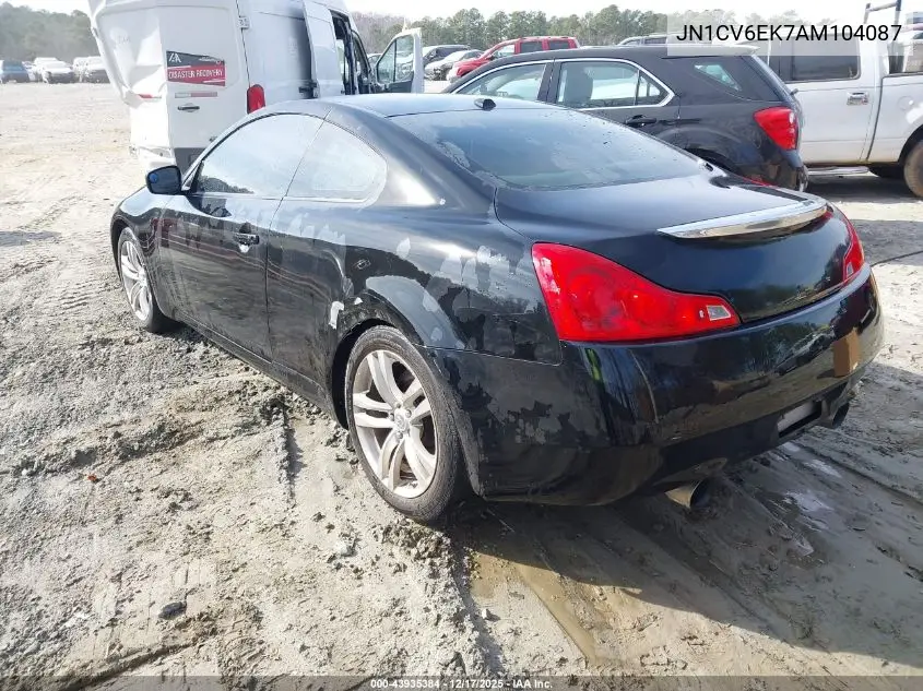 JN1CV6EK7AM104087 2010 Infiniti G37