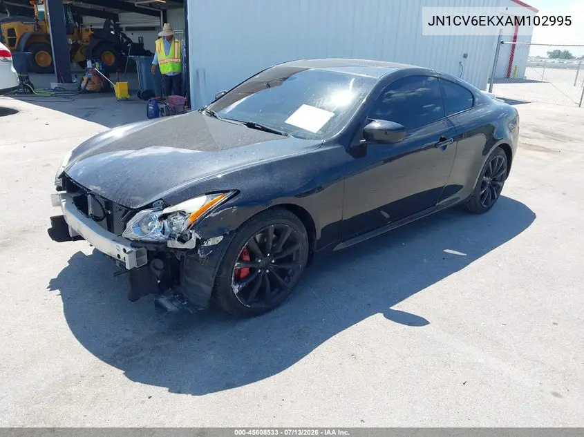 2010 Infiniti G37 Journey VIN: JN1CV6EKXAM102995 Lot: 45608533