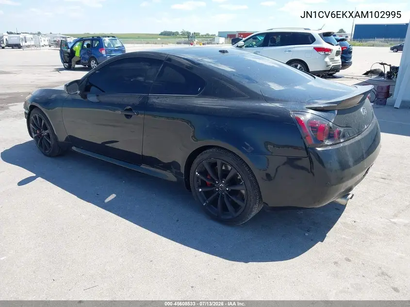 2010 Infiniti G37 Journey VIN: JN1CV6EKXAM102995 Lot: 45608533