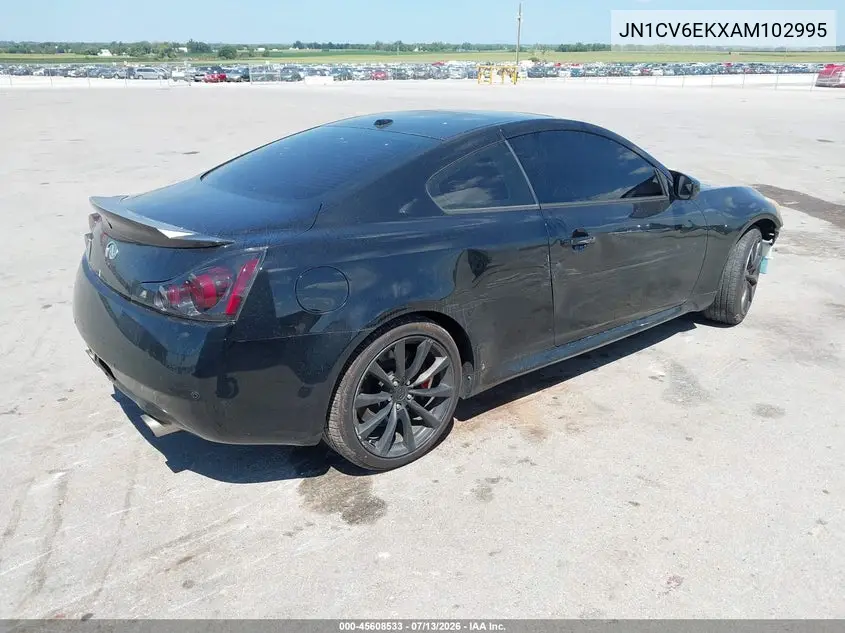 2010 Infiniti G37 Journey VIN: JN1CV6EKXAM102995 Lot: 45608533