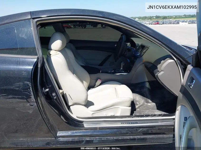 2010 Infiniti G37 Journey VIN: JN1CV6EKXAM102995 Lot: 45608533